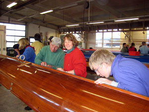 Bootswartelehrgang bei Baumgarten Bootsbau in Warin