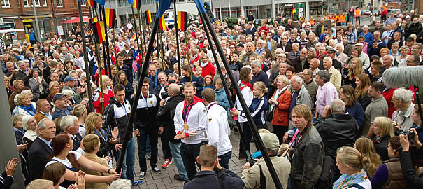 Empfang für Mennigen und Schoof in Ratzeburg